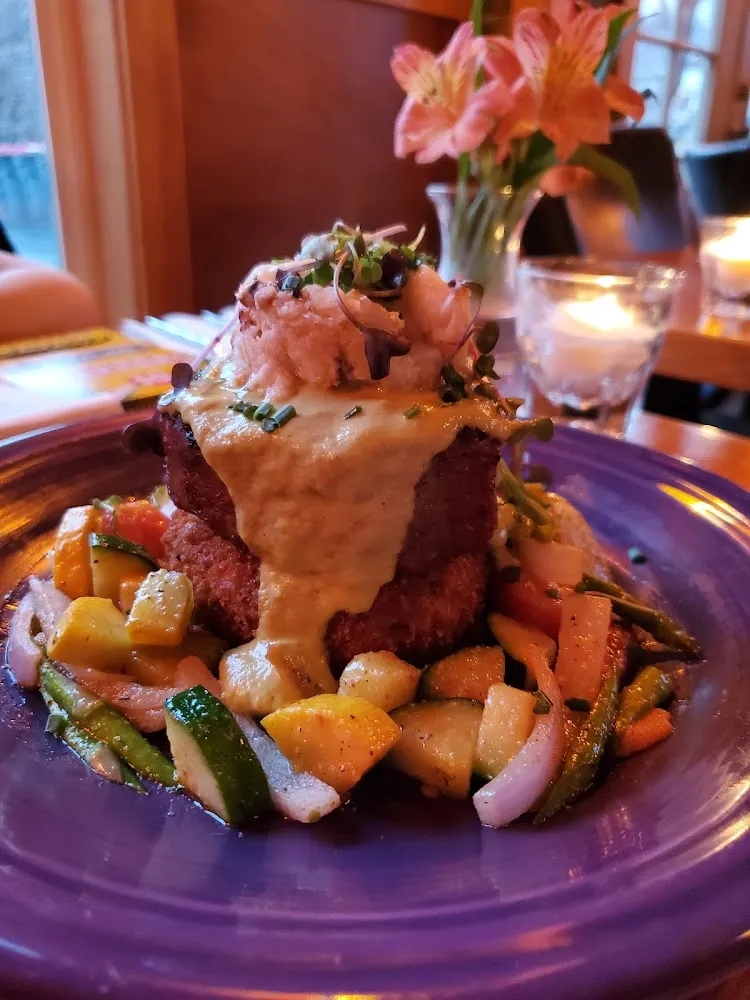 Filet Mignon and Crab